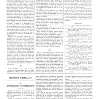 2046 - Page 2057 - Travaux originaux. Le déterminisme morbide du dolichocôlon Par J. Tauzin... / Bibliographie / Questions d'actualité. La spondylose rhizomélique