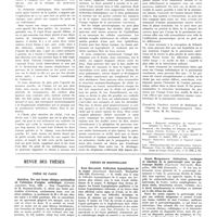2095 - Page 2106 - Travaux originaux. Étude de l'image radiologique de la pneumonie cancéreuse. Par Émile Sanda / Bibliographie / Revue des thèses. Thèse de Paris. Guttières. Sur un forme clinique particulière de l'alvéolyse d'origine arthritique (Librairie Lipschutz), Paris, 1935 [C. Ruppe] / Thèse de Montpellier. René Boccassini. Folliculose hyperplasique de la nuque (Imprimerie Mari-Lavit), Montpellier 1934-1935... [H. Viallefont] / Daniel Morgenstern. Indications technique et résultats de la gastroscopie avec un gastroscope flexible (Imprimerie Mari-Lavit), Montpellier, 1934-1935... [H. Viallefont]