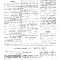2117 - Page 2128 - Chroniques, variétés et informations. Nouvelles. Association amicale des internes et anciens internes des hôpitaux libres de Paris / Ligue nationale française contre le péril vénérien / Société des sciences médicales et biologiques de Montpellier et du Languedoc méditerranéen / À propos du salon des médecins / Corps de santé de la marine / Nécrologie / Actes des Facultés. Bordeaux / Toulouse / Renseignements et communiqués