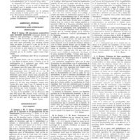 0015 - Page 8 - The Journal of the American medical Association (Chicago). J. Manch. Challotoxicose humaine / H. Ripley et H. Van Sant. Sodoku transmis par un chien / American journal of obstetrics and gynecology (Saint-Louis). Ward F. Seeley. 134 césariennes consécutives sans mortalité maternelle / Endocrinology (Los Angeles). J. Lerman et W. T. Salter. L’action calorigène de la thyroïde et de quelques-uns de ses constituants / M. B. Cantor et J. W. Scott. Traitement de la maladie d’Addison par un extrait de surrénale / L. A. Brewer. Présence de tissu parathyroïdien dans le thymus
