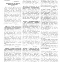 0027 - Page 14 - La Medicina Ibera (Madrid). G. Maranon, J.-A. Collazo et J. Almela / The Journal of the American medical Association (Chicago). Berta Aschner. Un syndrome héréditaire : dystrophie des ongles, absence de la rotule et luxation congénitale de la tête du radius / J. Masserman. Action des injections intraveineuses de solutions hypertoniques de dextrose ; avec référence particulière à la pression du liquide céphalo-rachidien / E. Eppinger et S. Levine. Les soins post-opératoires des malades opérés de thyroïdectomie totale / H. Biegeleiren. La télangiectasie des variqueux ; traitement par une technique de microinjection / A. Werner, G. Johns, E. Hoctor, L. Kohler et M. Weiss. La mélancolie de la ménopause : étiologie probable et traitement / E. Cannady et J. O’Hare. Les lésions rétiniennes dans la néphrite glomérulaire chronique / A. Gutman, P. Swenson et W. Parsons. Le diagnostic différentiel de l’hyperparathyroïdisme / S. Colin. L’hormone placentaire (Prolan) dans le traitement de l’ectopie testiculaire / P. White, E. Joslin et G. Pincus. L’hérédité du diabète