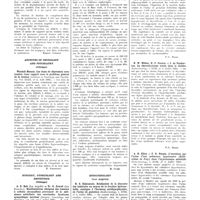 0043 - Page 22 - Archives médicales belges (Bruxelles). Mac Arthur... La cysticercose comme cause de l’épilepsie chez l’homme / Archives of Neurology and Psychiatry (Chicago). Wendell Muncie. Les états de dépression avec tension. Leur rapport avec le problème général de la tension / Surgery, gynecology and obstetrics (Chicago). A. E. Belt... et Tr. O. Powell... Manifestations cliniques des tumeurs à cellules chromaffines provenant de la substance médullaire des surrénales. Syndrome sympathique surrénal / Endocrinology (Los Angeles). H. S. Rubinstein. Réalisation de la descente des testicules au moyen de la fraction hydrosoluble, analogue à l’hormone antéhypophysaire, de l’urine de gestation / R. W. Wilder, R. F. Forster et J. de Pemberton. La thyroïdectomie totale dans le diabète / A. H. Elliot et F. R. Nuzum. L’excrétion par l’urine d’une substance hypotensive (Kallicréine de Frey) dans l’hypertension artérielle