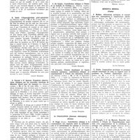 0073 - Page 37 - La Riforma Medica (Naples). G. Izar et P. Moretti. Action des ondes courtes sur l’évolution de la brucellose humaine / E. Santi. L’hyperglycémie post-opératoire / C. Vercesi et F. Guercio. Premières observations cliniques sur les nouvelles réactions de Maurizio Ascoli pour les tumeurs / S. De Candia. Contribution clinique à l’étude de la maladie de Cushing / R. Locascio. Ulcères duodénaux et foyers dentaires septiques ; contribution clinique et expérimentale à l’étude des infections focales / Il Policlinico [Sezione chirurgica] (Rome). B. Paggi... Contribution clinique à la connaissance des rapports entre la sclérodermie et le métabolisme du calcium / Minerva medica (Turin). F. Molfino. Altérations aortiques et travail dans une atmosphères à température élevée / V. Puddu. Composition protéique et pression colloïdo-osmotique du sang en rapport avec le problème de l’oedème néphrotique / G. Usseglio et F. de Matteis. Nouvelle contribution à l’étude de l'hyperhémolyse familiale avec augmentation de la résistance osmotique des globules rouges