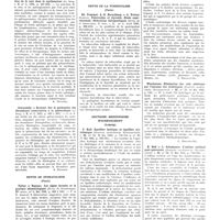 0419 - Page 210 - Le sang (Paris). P. Emile-Weil, Isch-Wall et S. Perlés. La ponction de la rate dans la myélomatose / Schwedsky et Braitzef. Sur la pathogénie des thromboses consécutives à la splénectomie / Revue de stomatologie (Paris). Tellier et Beyssac. Les algies faciales et la pratique stornatologique / Revue de la tuberculose (Paris). Ed. Frommel, A.-D. Herschberg et A. Trottet... Tuberculine et thyroïde. Etude expérimentale. Déductions thérapeutiques / Deutsche medizinische Wochenschrift (Leipzig). F. Hoff. Equilibre hydrique et équilibre acidobasique / C. Ernst. Considérations sur les oedèmes localisés / Wiechmann. Elimination des sels minéraux par l’estomac des diabétiques / H. Hoff et L. Schonbauer. L’oedème cérébral post-opératoire