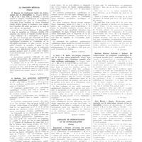 0433 - Page 217 - Le progrès médical (Paris). R. Dupouy. Le traitement rapide des toxicomanes par le démorphène / G. Guillain. Les syndromes parkinsoniens d’origine syphilitique / A. Clerc et R. André. Les images triangulaires de la base pleuro-pulmonaire droite dans leurs rapports avec l'existence possible d'un lobe cardiaque pathologique / Annales de dermatologie et de syphiligraphie (Paris). Oppenheim et Fessier. L’eczéma des grands enfants qui lèchent leur lèvre inférieure / Gastinel, Delarue, Pulvenis et Collard. Du comportement des ganglions lymphatiques directement inoculés avec «treponema pallidum» / Gaté, Michel et Dugois. Recherches expérimentales sur la tuberculose cutanée et les tuberculides