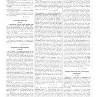 0435 - Page 218 - Annales de dermatologie et de syphiligraphie (Paris). Gaté, Michel et Dugois. Recherches expérimentales sur la tuberculose cutanée et les tuberculides / L’hygiène mentale (Paris). A. Ombrédanne. Etudes sur le langage. Sur les premières manifestations du langage enfantin, et sur la prétendue loi de Fritz-Schultze / Klinische Wochenschrift (Leipzig). Ch. J. Keller et H. Schoen. Recherche de la fluorescence sur les préparations sèches de liquide céphalorachidien humain / Ph. Bamberger et L. Wendt. Modifications de l’insuffisance circulatoire diphtérique par l’hormone cortico-surrénale et la vitamine C / Oskar Zimmermann. Angine de poitrine en cas d’anémie sévère / Bruns’ Beiträge zur klinischen Chirurgie (Berlin). Olivecrona et Urban. Sur le méningiome de l’ethmoïde