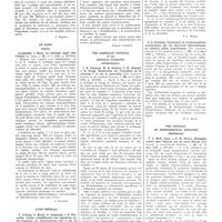 0211 - Page 114 - Revue d'immunologie. P. Nélis et F. van den Branden. La vaccination antidiphtérique par l'anatoxine exerce-t-elle une influence quelconque sur la santé du sujet vacciné ? / Le sang (Paris). Lereboullet et Baize. La leucémie aiguë chez l'enfant / Lyon médical. F. Arloing. A. Morel, A. Josserand et R. Chevallier. Action désinfiltrante des injections intra-veineuses de ferriscorbones sur 6 cas de cancer gastrique, sous contrôle du gastroscope / The American journal of the medical sciences (Philadelphie). J. B. Youmans, M. B. Corlette, J. H. Akeroyd et H. Frank. Recherches sur l'excrétion de la vitamine C et sur la saturation / S. C. Feinberg. Traitement de l'artériosclérose coronarienne par les injections intraveineuses de solution saline hypertonique / The journal of experimental medicine (Baltimore). T. F. McN. Scott et T. M. Rivers. Méningite causée chez l'homme par un virus filtrant