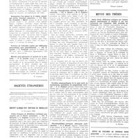 0034 - Page 30 - Sociétés de province. Société de médecine de Bas-Rhin. 31 octobre 1936 / Sociétés étrangères / Société clinique des hôpitaux de Bruxelles. 14 novembre 1936 / Revue des thèses. André Jacob. Réflexions critiques sur l'ulcère digestif expérimental et humain et sur son traitement par l'histidine. Rôle probable de l'histamine (Les éditions universitaires de Strasbourg...) [A. Ravina]