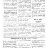 0044 - Page 40 - Chroniques, variétés et informations. Nouvelles. Distinctions honorifiques / Médecins directeurs et médecins adjoints des Sanatoriums publics / Une statue de Laennec à Paris / Société d'histoire de la médecine hébraïque / XVIIe salon des médecins dentistes, pharmaciens et vétérinaires / Ve congrès international de radiologie / Corps de santé de la marine / Nécrologie / Actes des facultés. Montpellier / Renseignements et communiqués