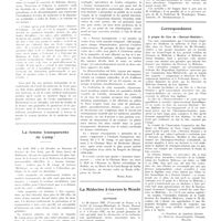 0074 - Page 70 - Chroniques, variétés et informations. Les nouveaux laboratoires de l'école de médecine et de pharmacie de Tours / La femme transparente de Camp [Morel Kahn] / La médecine à travers le monde. Autriche / Correspondance. A propos du titre de «Docteur-Dentiste» [Beliard]