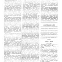 0106 - Page 102 - Travaux originaux. Petites épidémies de diphtérie observées à la maternité de Lariboisière en 1935-1936. Par L. Devraigne / Sociétés de Paris / Académie de médecine. 5 janvier 1937
