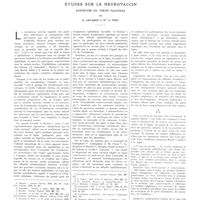 0117 - Page 113 - Travaux originaux. Études sur le neurovaccin. Affinités du virus vaccinal. Par C. Levaditi et Mlle J. Voet