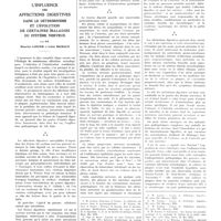 0157 - Page 153 - Travaux originaux. L'influence des affections digestives dans le déterminisme et de l'évolution de certaines maladies du système nerveux. MM. Maurice Loeper et Léon Michaux