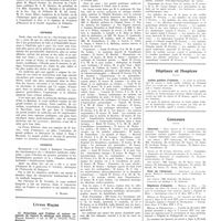 0171 - Page 167 - Chroniques, variétés et informations. La médecine à travers le monde. Argentine / Espagne / Hongrie / Livres reçus / Université de Paris. Clinique cardiologique, hôpital Broussais / Hydrologie et climatologie thérapeutiques / Hôpitaux et hospices. Asiles publics d'aliénés / Concours. Internat / Prix de l'internat / Hôpitaux d'Algérie
