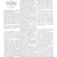 0203 - Page 199 - Petites cliniques de «la presse médicale». N° 398. Migraine amblyopique avec floculation des milieux oculaires. Par M. Roch...