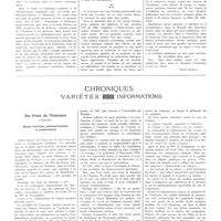 0206 - Page 202 - Nécrologie. Paul Le Gendre (1854-1937) [Emile Sergent] / Chroniques, variétés et informations. Du pont de Nemours (1739-1817) (Étude historique, physiognomonique et graphologique)