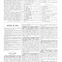 0237 - Page 233 - Mouvement chirurgical. La place actuelle de la gastrectomie dans le traitement de la perforation des ulcères gastro-duodénaux en péritoine libre / Bibliographie / Sociétés de Paris / Société de biologie. 6 février 1937