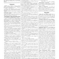 0251 - Page 247 - Chroniques, variétés et informations. Universités de province. Faculté de médecine de Bordeaux / Concours. Internat / Recrutement et statut des médecins du cadre des hôpitaux psychiatriques de la Seine / Hôpital-hospice d'Argenteuil / Hôpital de Philippeville / Nouvelles. Collège libre des sciences sociales / Prochaine conférence des voix latines / Association corporative des étudiants en médecine de Paris / Union internationale contre la tuberculose