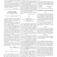 0272 - Page 268 - Chroniques, variétés et informations. Questions fiscales [René Pinchon] / A propos du titre de docteur dentiste. Réponse à Monsieur Mordagne [Béliard] / Réponse de Monsieur Mordagne [Maurice Mordagne] / Communiqué de la fédération corporative des médecins de la région parisienne / La médecine à travers le monde. Japon / Pologne / Yougoslavie