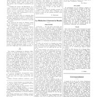 0330 - Page 326 - Chroniques, variétés et informations. La société de médecine de Paris. Ses jetons, ses tendances nouvelles [P. Desfosses] / La médecine à travers le monde. Angleterre / Hollande / Italie / Correspondance [S. Golovine] / La médecine à travers le monde. Angleterre / Hollande / Italie / Correspondance [S. Golovine]