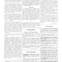 0353 - Page 349 - Chroniques, variétés et informations. A propos de la découverte de la circulation du sang / La médecine à travers le monde. Autriche / Etats-Unis / Correspondance. A propos du titre de docteur-dentiste [J.-B. Landau] / Livres nouveaux. Les hyperglycémies : étude clinique et physio-pathologique, par H. Warembourg... (Masson et Compagnie, éditeurs), Paris, 1936... [Raoul Boulin] / Livres reçus