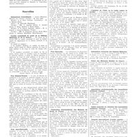 0355 - Page 351 - Chroniques, variétés et informations. Concours. Directeur des services vétérinaires départementaux / Nouvelles. Distinctions honorifiques / Comité consultatif de santé de la défense nationale et de la guerre / Prix Etienne-Taesch / Prix Jean-Dubreuilh / Prix Barthe, de Saint-Emilion / Prix Besredka / Fédération intersyndicale des maisons de santé de France / L'institut de l'Ouïe ou la lutte contre la surdité / Association française des femmes médecins / Union des médecins mutilés de guerre / Association professionnelle des journalistes médicaux français / Caisse mutuelle de retraites des journalistes médicaux français / Congrès international d'ondes courtes / Xe congrès des sociétés d'oto-neuro-ophtalmologie