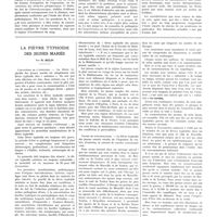 0361 - Page 357 - Travaux originaux. Syndromes artério-capillaires et paramètres piézographiques. Étude de la circulation périphérique à l'aide des nouvelles lois de l'hémodynamique. Par D.-M. Gomez / La fièvre typhoïde des jeunes mariés. Par M. Belin