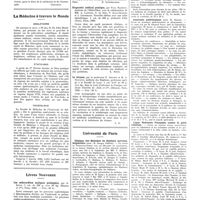 0371 - Page 367 - Chroniques, variétés et informations. Roig i Raventos [Corachan] / La médecine à travers le monde. Angleterre / États-Unis / Yougoslavie / Livres nouveaux. Les endocardites malignes prolongées, par A. Jouve... (Masson et Compagnie), Paris, 1936... [R. Lutembacher] / Diagnostic médical pratique, par Paul Halbron..., avec la collaboration de MM. A. Laporte, S. de Sèze, P. Isaac-Georges et J. Lenormand... (Librairie Félix Alcan), Paris, 1936 [L. Rivet] / Université de Paris. Clinique des maladies du système nerveux, Salpêtrière / Anatomie pathologique / Ligue nationale française contre le péril vénérien