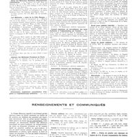 0388 - Page 384 - Chroniques, variétés et informations. Nouvelles. Oeuvre Grancher / Salon des médecins, dentistes, pharmaciens, vétérinaires / Les médecins «amis de la Côte Basque» / Amicale des médecins parisiens de Paris / Commission supérieure consultative d'hygiène et d'épidémiologie militaires / Conseil supérieur de surveillance des eaux destinées à l'alimentation de l'armée / Association amicale des cardiaques / Ecole pour enfants retardés / Corps de santé militaire / Nécrologie / Renseignements et communiqués