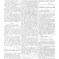 0428 - Page 424 - Notes de médecine pratique, oto-rhino-laryngologie, publiées par les soins de M. Aubry. Les indications de la paracentèse du tympan / Sécrétion nasale et glandes endocrines / L'anesthésie au cours de la paracentèse
