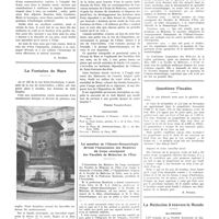 0431 - Page 427 - Chroniques, variétés et informations. Paul Jardet (30 janvier 1860-14 février 1937) [Nécrologie] [G. Nivière] / La fontaine de mars [Pierre Vallery-Badot] / Bibliographie / La question de l'ondoto-stomatologie devant l'association des membres du corps enseignant des facultés de médecine de l'état / Questions fiscales [R. Pinchon] / La médecine à travers le monde. Allemagne