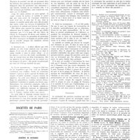 0458 - Page 454 - Travaux originaux. La méningite bénigne des porchers. Par G. Charleux... / Bibliographie / Sociétés de Paris / Académie de chirurgie. 10 mars 1937