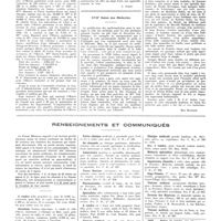 0468 - Page 464 - Chroniques, variétés et informations. Oeuvre Grancher [J. Comby] / XVIIe salon des médecins [Max Hulmann] / Renseignements et communiqués