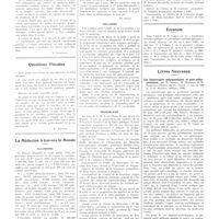 0488 - Page 484 - Chroniques, variétés et informations. Contribution à l'étude des propriétés antiseptiques des huiles essentielles et de leur fixation [J. Couturat] / Questions fiscales [R. Pinchon] / La médecine à travers le monde. Allemagne / Hollande / Yougoslavie / Erratum / Livres nouveaux. Les hémorragies ménopausiques et post-ménopausiques, par R. Imbert, M. Mosinger et H. Haimovici. Préface du Pr. Fiolle... (J.-B. Baillière, éditeur), 1936