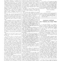 0524 - Page 520 - Chroniques, variétés et informations. La vie militaire du docteur Jean-Joseph Süe (1760-1830) [Pierre Vallery-Radot] / Bibliographie / Assistance médicale aux indigènes du Congo Belge