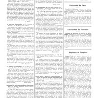 0547 - Page 543 - Chroniques, variétés et informations. Livres nouveaux. Les gastropathies des syphilitiques, par M. Carlos Bonorino Udaondo... Préface du professeur Emile Sergent... (Masson et Compagnie, éditeurs), Paris, 1936... [L. Rivet] / Le sang des hypertendus, par G. Carrière et Huriez... (Doin, éditeur) [Paul Hauduroy] / La douleur en gynécologie, par A. Binet, X. Colanéri, E. Douay, F. Jayle, G. Jayle, H. Keifker, L. M. Pierra, A. Zimmern... (L'Expansion scientifique française, édit), Paris, 1936 [Henri Vignes] / Leitfaden für den geburtshilflichen operationskura, par Albert Döderlein (George Thieme, édit), Leipzig, 1937 [Henri Vignes] / La thérapeutique par les ondes courtes, par J. Kowarschik... (J. Springer), Vienne, 1936 [Marcel Kahn] / Infections de l'appareil urinaire, par T.-E. Hammond... (Lewis, London, éditeur) [B. Fey] / Nuova teoria e pratica di ringiovanimento generale con speciale riguardo alle funzioni sessuali, par m. Casimiro Frank. (Edoardo Tinto, éditeur), 1936 [Henri Vignes] / Université de Paris. Faculté de médecine / Universités de province. Facultés de médecine de Lyon et de Strasbourg / Hôpitaux et hospices. Hôpital Foch