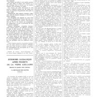 0577 - Page 573 - Travaux originaux. L'hémiplégie dans les tumeurs cérébrales et spécialement dans les tumeurs des hémisphères. Par MM. J.-A. Chavany... et Alexandre Placa... / Syndrome causalgique après phlébite de la veine axillaire. Résection du ganglion étoilé. Guérison. Par Reynaldo Dos Santos...