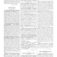 0599 - Page 595 - Sociétés de Paris. Académie de médecine. 6 avril 1937 / Société de biologie. 10 avril 1937 / Société française d'anesthésie et d'analgésie. 20 février 1937 / Société des chirurgiens de Paris. 19 mars 1937 / Société d'ophtalmologie de Paris. 22 mars 1937
