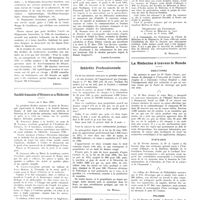0626 - Page 622 - Chroniques, variétés et informations. Le dispensaire «Jeanselme» de Casablanca / Société française d'histoire de la médecine. Séance du 6 mars 1937 / Intérêts professionnels / Le titre de docteur et les chirurgiens dentistes [M. Mordagne] / La médecine à travers le monde. Angleterre / États-Unis / Pologne