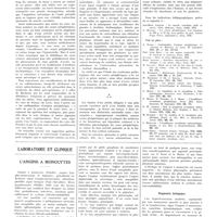 0648 - Page 644 - Travaux originaux. Coeurs périphériques et lacs sanguins. Conception médicale et conception physiologique. Par A. Mougeot (Royal) / Laboratoire et clinique. L'angine à monocytes