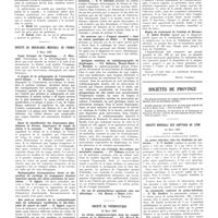 0653 - Page 649 - Sociétés de Paris. Société médicale des hôpitaux. 23 avril 1937 / Société de radiologie médicale de France. 9 mars 1937 / Société de thérapeutique. 10 mars 1937 / Sociétés de province / Société médicale des hôpitaux de Lyon. 16 mars 1937