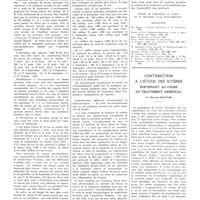 0665 - Page 661 - Travaux originaux. Le brome dans le suc gastrique. Par Mlle Camille Chatagnon / Bibliographie / Contribution à l'étude des ictères survenant au cours du traitement arsenical. Par Marcel Graffar