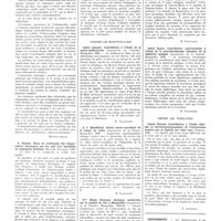 0674 - Page 670 - Revue des thèses. Thèses de Marseille. Pierre Artaud. Contribution à l'étude du traitement de l'ostéomyélite aiguë à staphylocoques des os longs des membres à sa période de début (chez l'enfant et chez l'adolescent) (Bosc et Riou, édit., Lyon), Marseille 1937 [Marcel-Arnaud] / L. Guenon. Essai de traitement des rhumatismes chroniques par les sels d'or insolubles en suspension huileuse. Marseille, décembre 1936 / Thèses de Montpellier. André Armand. Contribution à l'étude de la neuro-mélitococcie (Imprimerie de l'Abeille), Montpellier 1936 [H. Viallefont] / A. J. Benedittini. Action neuro-vasculaire de la fumée de tabac (Imprimerie de la Presse), Montpellier 1936 [H. Viallefont] / Mme Albert Crassous. Quelques recherches sur la qualité du lait à Montpellier (Imprimerie de la Charité), Montpellier 1935-36 [H. Viallefont] / Etienne Fassio. Les syndromes de fragilité familiale du neurone périphérique des nerfs rachidiens (Imprimerie Mari-Lavit, Montpellier, 1935-35 [H. Viallefont] / André Sauvy. Contribution expérimentale à l'étude de la strychnothérapie intensive de la diphtérie maligne (Imprimerie de la Charité), Montpellier 1936 [H. Viallefont] / Thèses de Toulouse. Léonie Durand. Contribution à l'étude clinique et électrocardiographique de l'intoxication massive par le digitale sur coeur sain. Toulouse, 1936 [V. Aubertot]