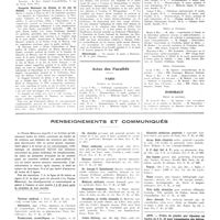 0684 - Page 680 - Chroniques, variétés et informations. Nouvelles. 1er congrès international de médecine néohippocratie / Congrès national du raisin et du jus de raisin / Voyages d'études aux stations thermales et climatiques / Nécrologie / Actes des facultés. Paris / Bordeaux / Renseignements et communiqués