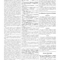 0698 - Page 694 - Chroniques, variétés et informations. IVe congrès national des médecins amis des vins de France (Alger, 20-24 mars 1937) / La médecine à travers le monde. Argentine / Roumanie / Suisse / Livres nouveaux. Essai sur la biochimie générale et comparée des pigments respiratoires, par Jean Roche... (Masson et Compagnie, édit., 1936)...