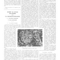 0702 - Page 698 - Travaux originaux. La sensibilisation endogène et son rôle en pathologie. Par A. Gosset, R. Jahiel et Mme S. Delauney [A. Gosset] / Intérêt de l'étude des lipidoses pour la neuropathologie. II. Les lipidoses à cérébrosides. Par Ludo Van Bogaert