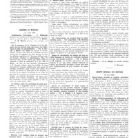 0708 - Page 704 - Sociétés de Paris / Académie de médecine. 27 avril 1937 / Société de biologie. 1er mai 1937 / Société médicale des hôpitaux. 30 avril 1937