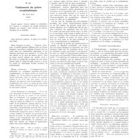 0727 - Page 723 - Consultations de thérapeutique clinique. N° 24. Traitement du goitre exophtalmique. Par Paul Savy...