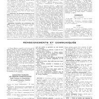 0732 - Page 728 - Chroniques, variétés et informations. Nouvelles. Distinctions honorifiques / Hommage au Docteur Siredey / La fédération des syndicats médicaux de la Seine / Allocations familiales aux professions libérales / Commission spéciale de classement des médecins, pharmaciens, dentistes, vétérinaires / Actes des facultés. Alger / Bordeaux / Lyon / Renseignements et communiqués