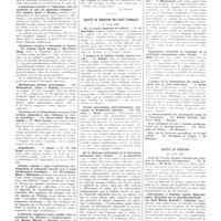 0741 - Page 737 - Sociétés de Paris. Société française de dermatologie et de syphiligraphie. 15 avril 1937 / Société de médecine militaire française. 8 avril 1937 / Société de pédiatrie. 20 avril 1937